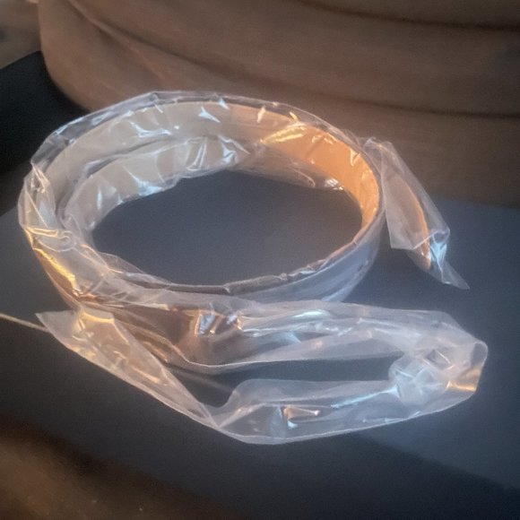 Dark Brown Italian Calf Suede Belt - Picture 5 of 5